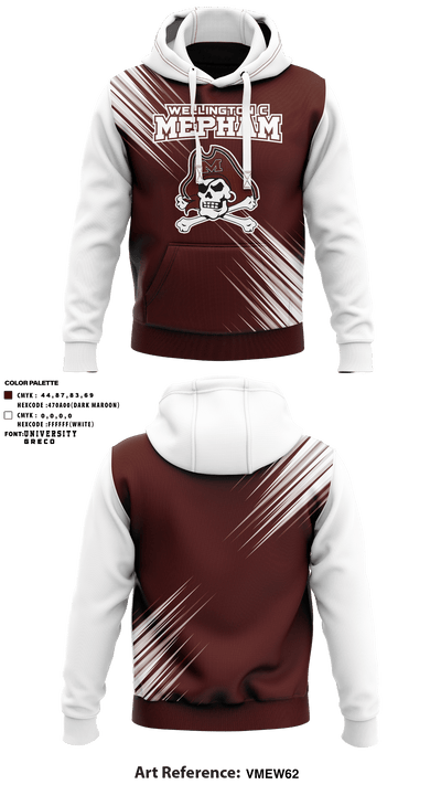 Wellington C Mepham High School Softball 61270521 Hoodie - 1