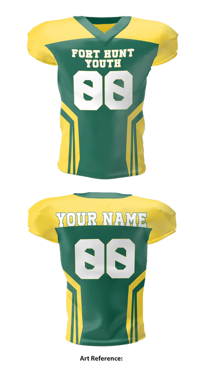 Fort Hunt Youth Football 18091317 Short Sleeve Performance Shirt - 2