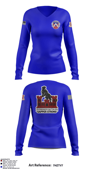 Women's Long Sleeve Vneck Shirt, , Army, Teamtime, Team time, sublimation, custom sports apparel, team uniforms, spirit wear, spiritwear, sports uniforms, custom shirts, team store, custom team store, fundraiser sports, apparel fundraiser