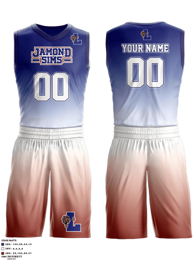 Jamond Sims 56724690 Basketball Uniform - 1