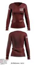 2-113 Infantry Battalion 17393879 Women's Long Sleeve V-neck Shirt - 3