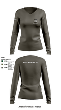 White Mountain SRT 67867329 Women's Long Sleeve V-neck Shirt - 3