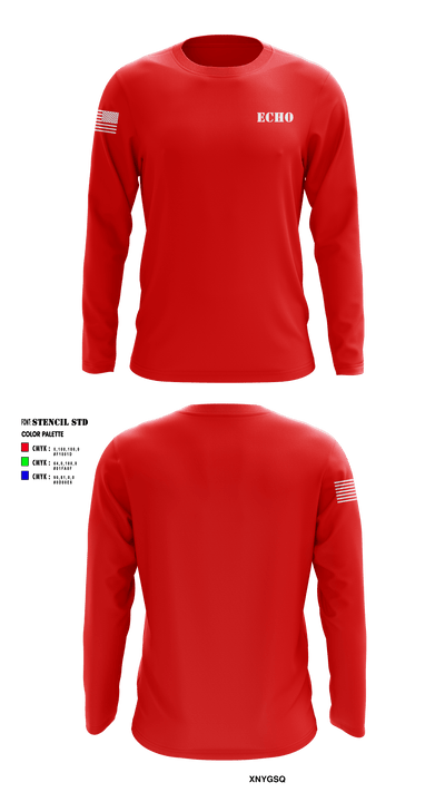 Echo 79094236 Long Sleeve Performance Shirt - 1