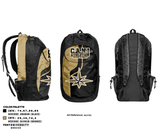 Gear Bag, C.A.N.I Athletics Track & Field, Track & Field, Teamtime, Team time, sublimation, custom sports apparel, team uniforms, spirit wear, spiritwear, sports uniforms, custom shirts, team store, custom team store, fundraiser sports, apparel fundraiser