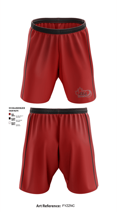 Canada Slo-Pitch Leagues 67364267 Athletic Shorts With Pockets - 1
