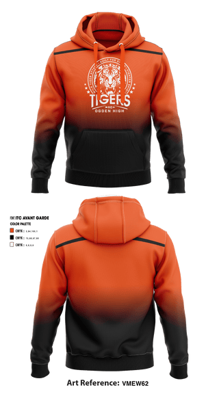 Hoodie, Ogden Tigers, Cross Country, Teamtime, Team time, sublimation, custom sports apparel, team uniforms, spirit wear, spiritwear, sports uniforms, custom shirts, team store, custom team store, fundraiser sports, apparel fundraiser