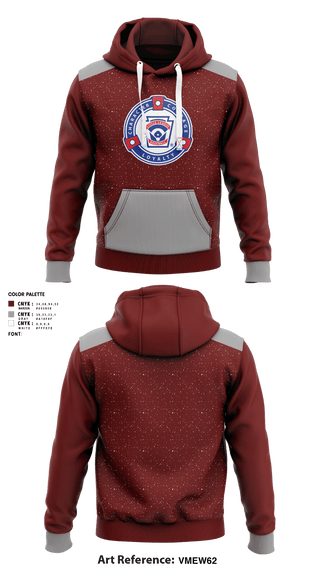 Hoodie, Washington District 3 Little League, Baseball, Teamtime, Team time, sublimation, custom sports apparel, team uniforms, spirit wear, spiritwear, sports uniforms, custom shirts, team store, custom team store, fundraiser sports, apparel fundraiser