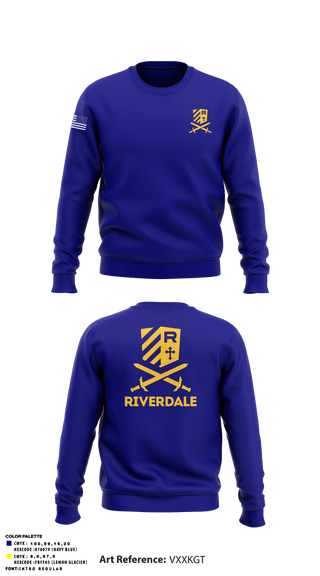 Crew Neck Sweatshirt, Riverdale Baptist High School, , Teamtime, Team time, sublimation, custom sports apparel, team uniforms, spirit wear, spiritwear, sports uniforms, custom shirts, team store, custom team store, fundraiser sports, apparel fundraiser