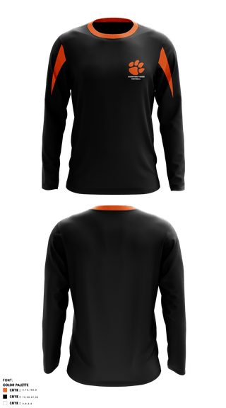 Long Sleeve Performance Shirt, Biddeford Tigers, , Teamtime, Team time, sublimation, custom sports apparel, team uniforms, spirit wear, spiritwear, sports uniforms, custom shirts, team store, custom team store, fundraiser sports, apparel fundraiser