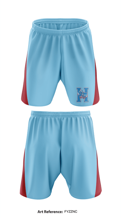 North Houston Oilers Youth Football 95355392 Athletic Shorts With Pockets - 1