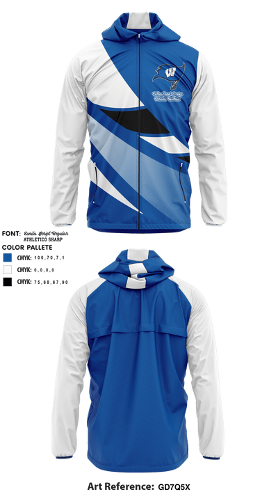 Wheatland Junior Pirates 42592626 Windbreaker - 1