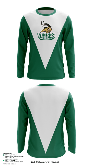 Long Sleeve Performance Shirt, Vikings, Baseball, Teamtime, Team time, sublimation, custom sports apparel, team uniforms, spirit wear, spiritwear, sports uniforms, custom shirts, team store, custom team store, fundraiser sports, apparel fundraiser