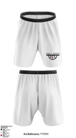 Gulf Coast Heat Basketball 74012011 Reversible Basketball Shorts - 1