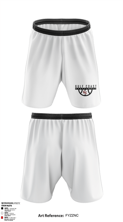 Gulf Coast Heat Basketball 74012011 Reversible Basketball Shorts - 1
