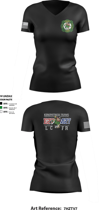 Women's Short Sleeve Vneck Shirt, , Fire Department, Teamtime, Team time, sublimation, custom sports apparel, team uniforms, spirit wear, spiritwear, sports uniforms, custom shirts, team store, custom team store, fundraiser sports, apparel fundraiser