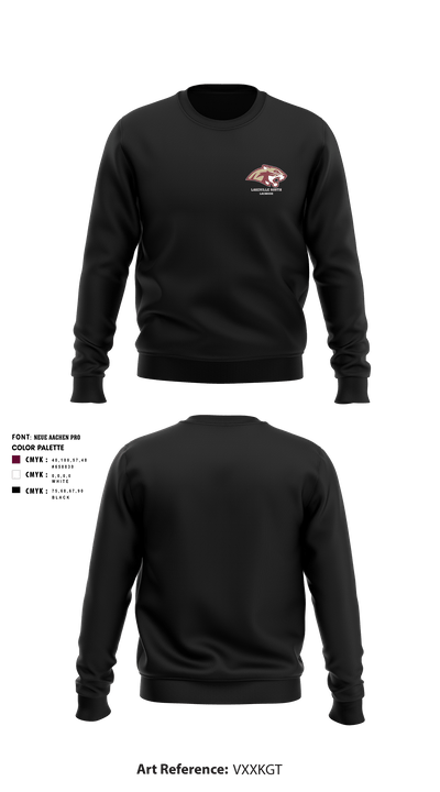 Lakeville South High School Lacrosse 8707238 Crew Neck Sweatshirt - 3