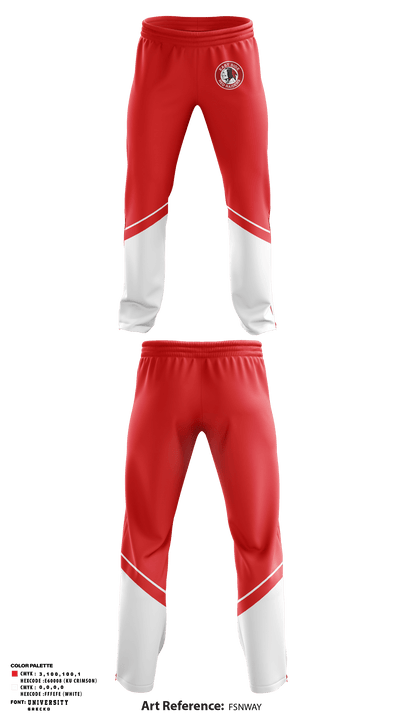East Side High School Lacrosse 36025733 Sweatpants - 1