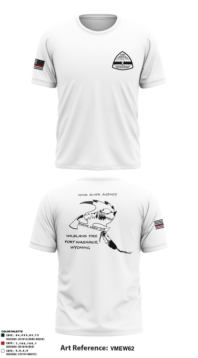 Wind River Agency Fire & Forestry 75939115 Short Sleeve Performance Shirt - 3