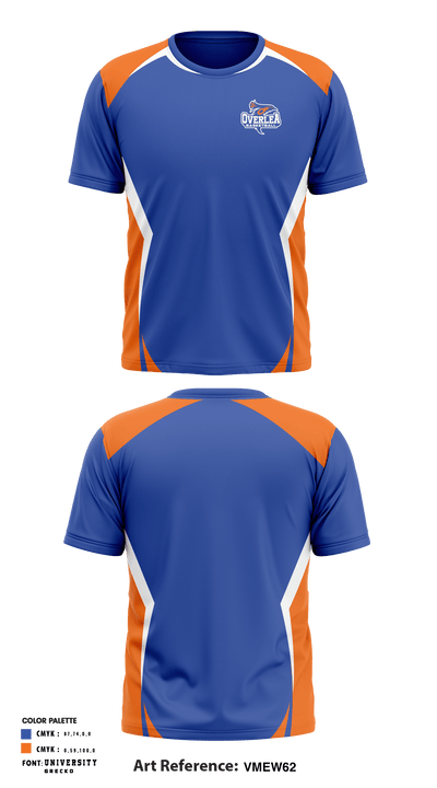 Overlea High School Basketball 81637394 Short Sleeve Performance Shirt - 1