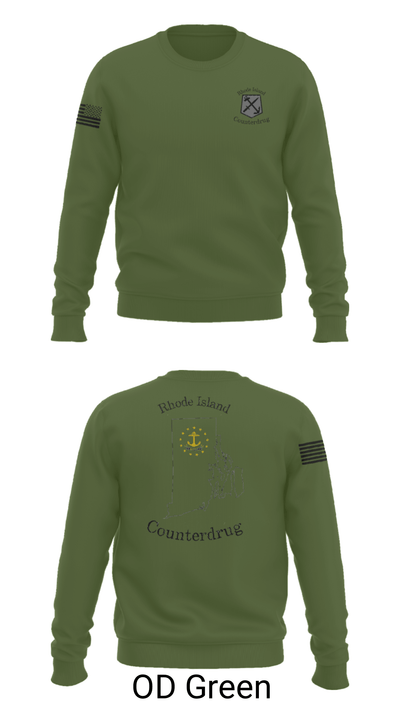 RI Counterdrug 89793472 Crew Neck Sweatshirt - 6