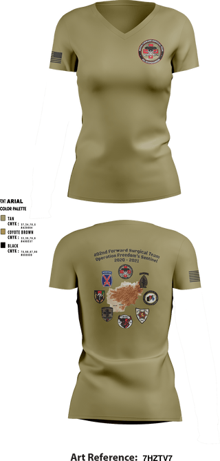 Women's Short Sleeve Vneck Shirt, , Army, Teamtime, Team time, sublimation, custom sports apparel, team uniforms, spirit wear, spiritwear, sports uniforms, custom shirts, team store, custom team store, fundraiser sports, apparel fundraiser