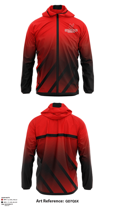 Crestwood High School Soccer 25155724 Windbreaker - 1