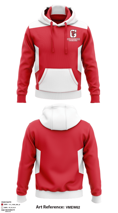 Gainesville High School Football 84005040 Hoodie - 1