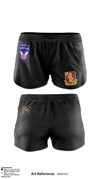 Ranger Panties, B Co., 25th BSB, 1st BDE, 11th ADV, Army, Teamtime, Team time, sublimation, custom sports apparel, team uniforms, spirit wear, spiritwear, sports uniforms, custom shirts, team store, custom team store, fundraiser sports, apparel fundraiser