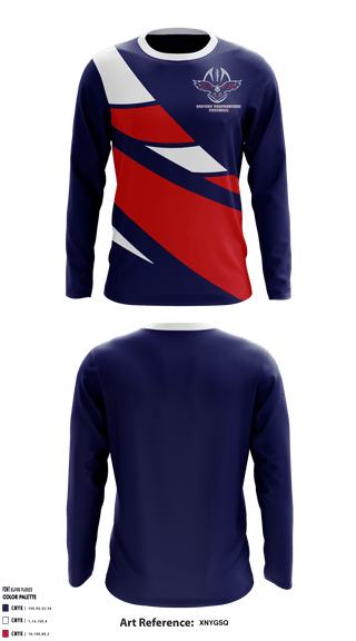 Long Sleeve Performance Shirt, Baptist Preparatory Upper School Football, Football, Teamtime, Team time, sublimation, custom sports apparel, team uniforms, spirit wear, spiritwear, sports uniforms, custom shirts, team store, custom team store, fundraiser sports, apparel fundraiser