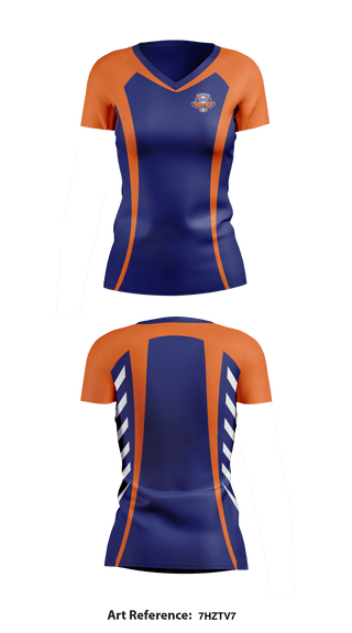 Women's Short Sleeve Vneck Shirt, Hoffman Estates Soccer, Men's Soccer, Teamtime, Team time, sublimation, custom sports apparel, team uniforms, spirit wear, spiritwear, sports uniforms, custom shirts, team store, custom team store, fundraiser sports, apparel fundraiser