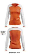 Weequahic High School Softball 11905878 Women's Long Sleeve V-neck Shirt - 1