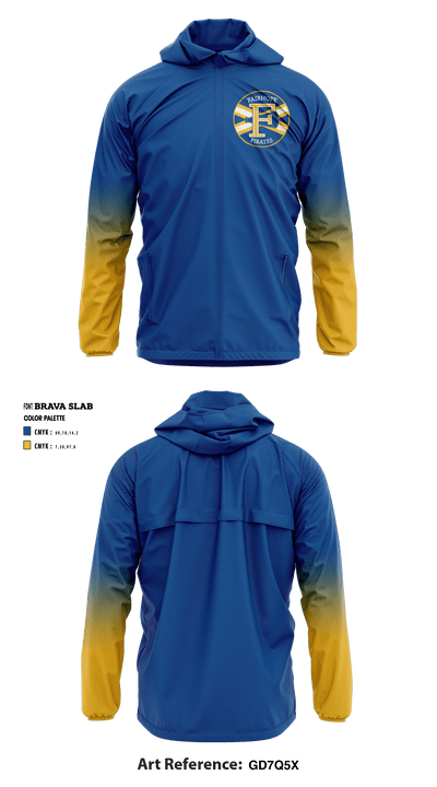 Fairhope High School Cheer 44328876 Windbreaker - 1
