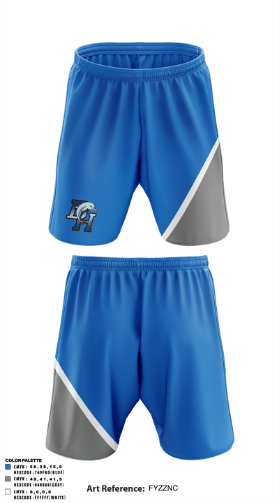 Dana Hills Dolphins 47693622 Athletic Shorts With Pockets - 1