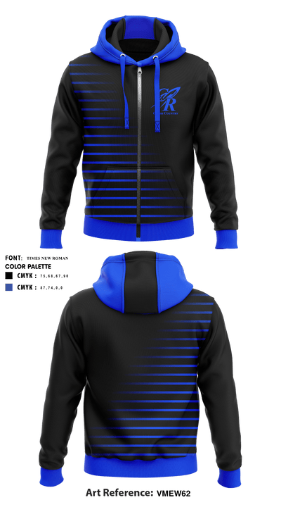 Central Cross Country 338893 Zip Hoodie - 1