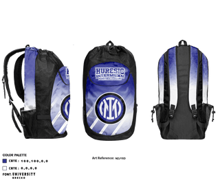 Gear Bag, HURESIC Intermilan Football club, Football, Teamtime, Team time, sublimation, custom sports apparel, team uniforms, spirit wear, spiritwear, sports uniforms, custom shirts, team store, custom team store, fundraiser sports, apparel fundraiser