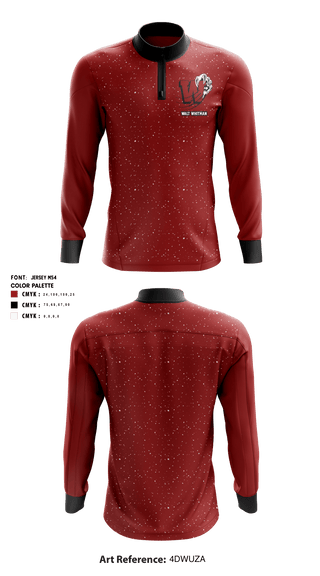 Quarter Zip Jacket, Walt Whitman Gymnastics, School Spirit Store, Teamtime, Team time, sublimation, custom sports apparel, team uniforms, spirit wear, spiritwear, sports uniforms, custom shirts, team store, custom team store, fundraiser sports, apparel fundraiser