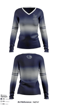 Lake Nona High School Golf 62269107 Women's Long Sleeve V-neck Shirt - 1