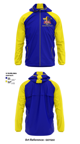 Windbreaker, Northern Maryland FCA, Spirit Store, Teamtime, Team time, sublimation, custom sports apparel, team uniforms, spirit wear, spiritwear, sports uniforms, custom shirts, team store, custom team store, fundraiser sports, apparel fundraiser