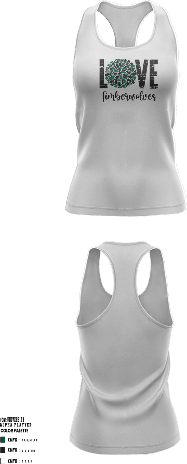 Tank Top, Cedar Park Timberwolves, Football, Teamtime, Team time, sublimation, custom sports apparel, team uniforms, spirit wear, spiritwear, sports uniforms, custom shirts, team store, custom team store, fundraiser sports, apparel fundraiser