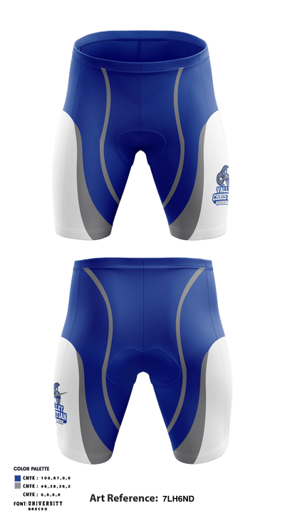 Valley Christian High School Wrestling 60358904 Men's Compression Shorts - 1