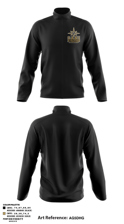 C.A.N.I Athletics Track & Field 1569769 Fleece Jacket - 1
