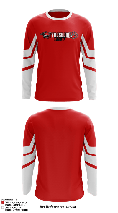 Tyngsboro Youth Lacrosse 28743938 Long Sleeve Performance Shirt - 5