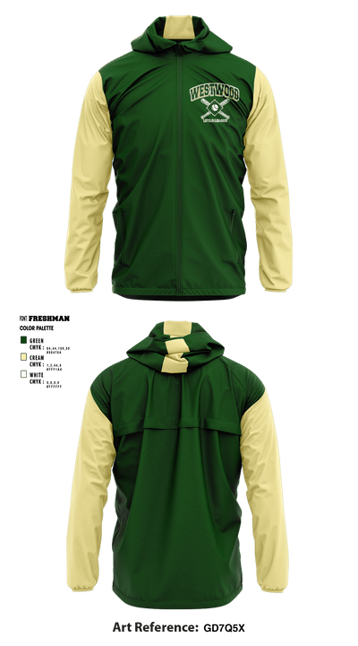 Westwood Little League 75796553 Windbreaker - 1