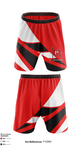 Athletic Shorts With Pockets, NY Predators, Football, Teamtime, Team time, sublimation, custom sports apparel, team uniforms, spirit wear, spiritwear, sports uniforms, custom shirts, team store, custom team store, fundraiser sports, apparel fundraiser