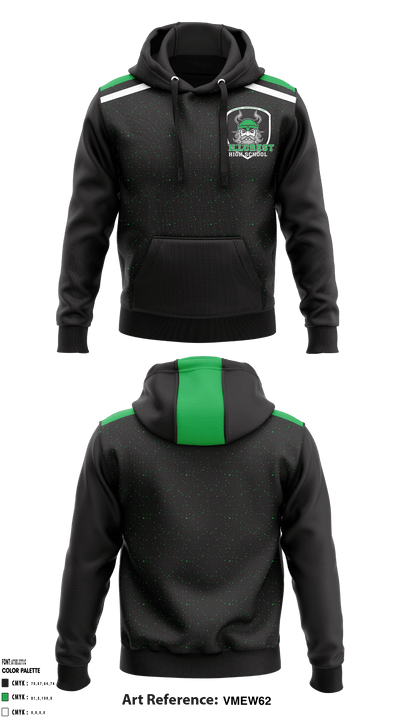 Hillcrest High School Volleyball 19786680 Hoodie - 1