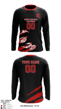 North Central Panthers Volleyball 84585356 Long Sleeve Performance Shirt - 2