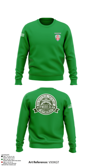 Crew Neck Sweatshirt, , National Guard, Teamtime, Team time, sublimation, custom sports apparel, team uniforms, spirit wear, spiritwear, sports uniforms, custom shirts, team store, custom team store, fundraiser sports, apparel fundraiser