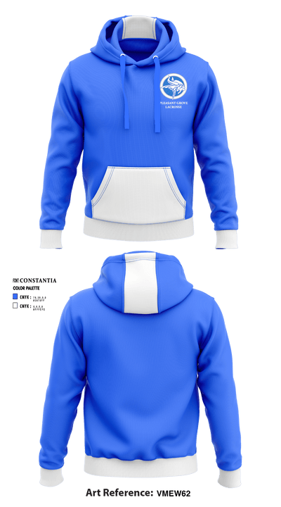 Pleasant Grove High School Lacrosse 63256449 Hoodie - 1