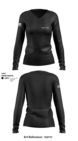 Women's Long Sleeve Vneck Shirt, , , Teamtime, Team time, sublimation, custom sports apparel, team uniforms, spirit wear, spiritwear, sports uniforms, custom shirts, team store, custom team store, fundraiser sports, apparel fundraiser