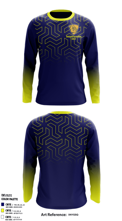 Martinez-Alhambra High School Golf 11823071 Long Sleeve Performance Shirt - 1